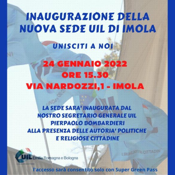 Bombardieri Uil Inaugura Nuova Sede Uil A Imola UIL Emilia Romagna
