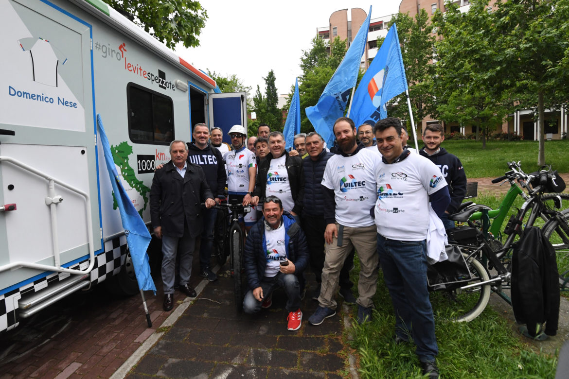 #girolevitespezzate: tappa a Bologna del tour sulla sicurezza della Uiltec