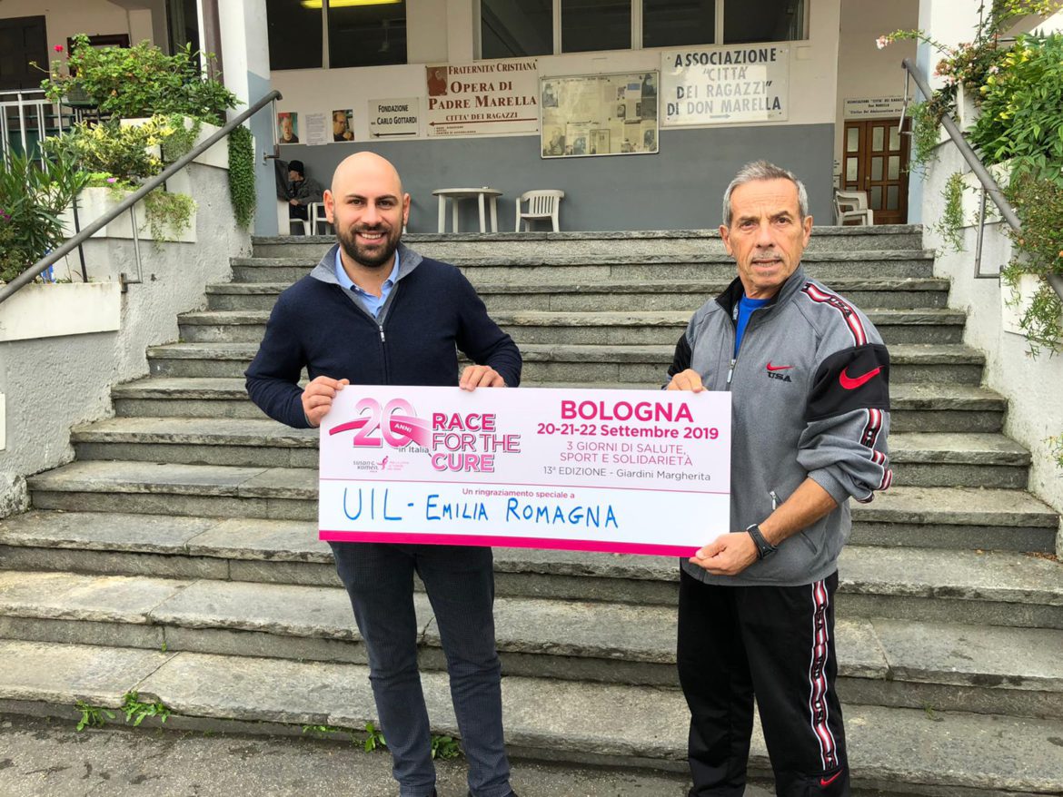 Rinaldi (Uil ER): «Grazie a tutti per la numerosa partecipazione alla Race for Cure 2019»