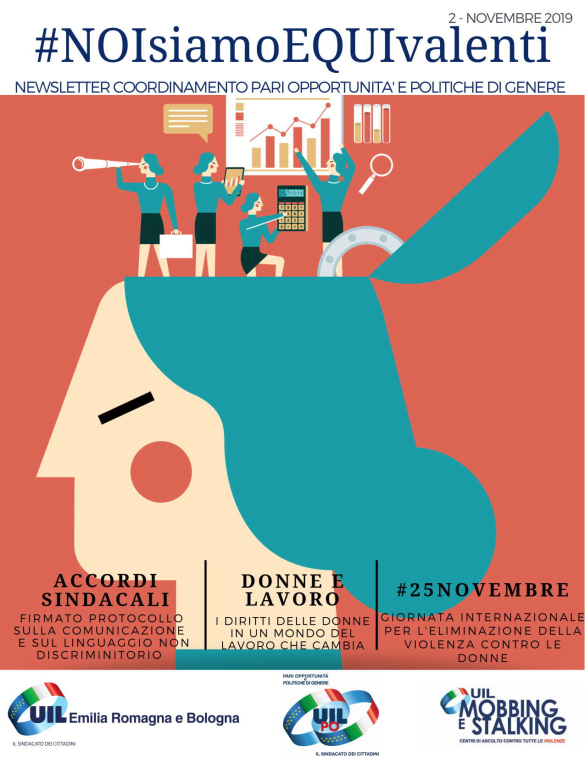 #NOIsiamoEQUIvalenti: newsletter coord Pari opportunità e Politiche di genere