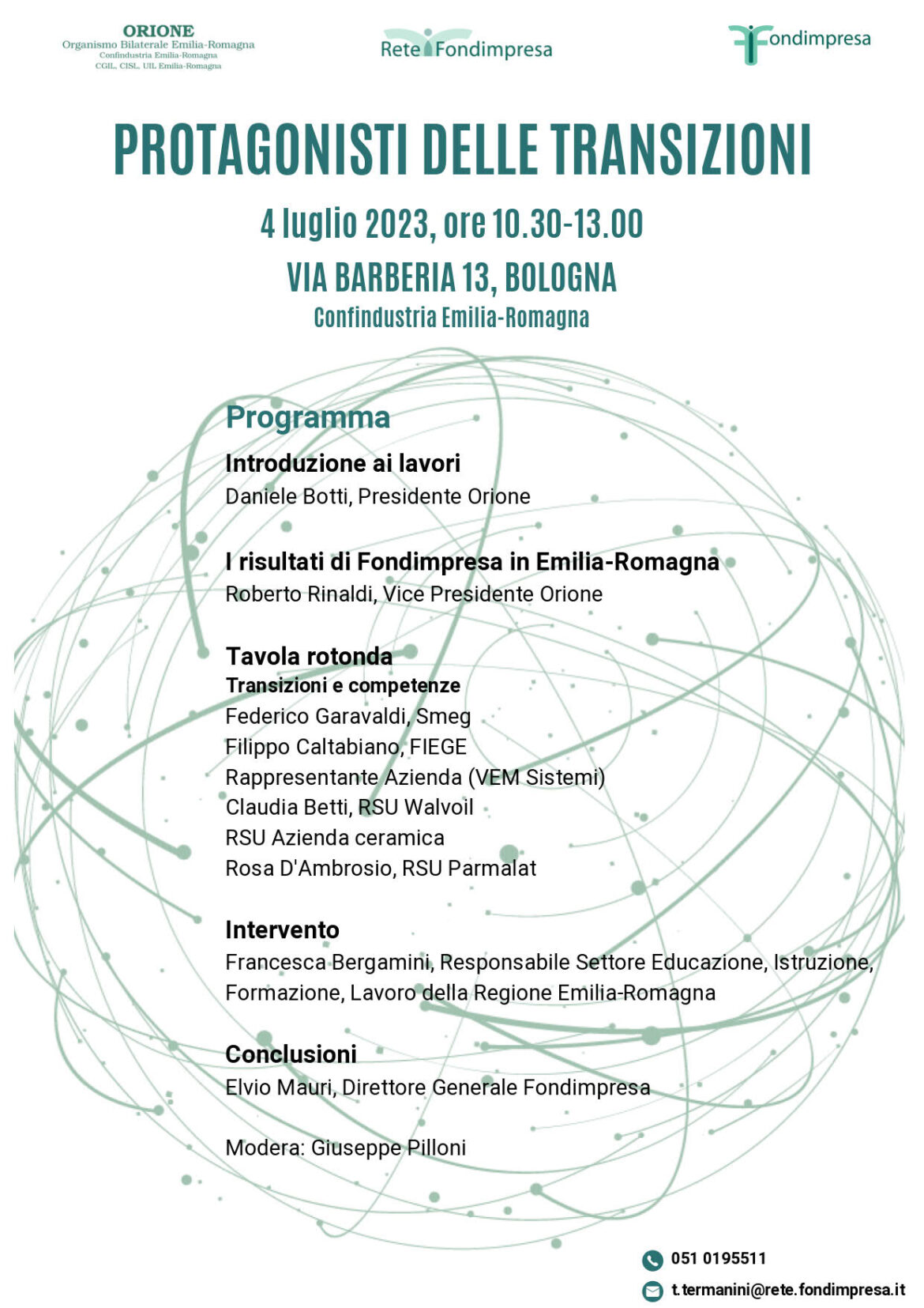 Protagonisti delle transizioni: convegno 4 luglio