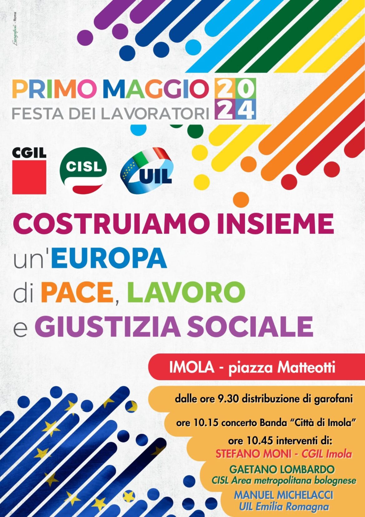 Primo Maggio: programma di Imola
