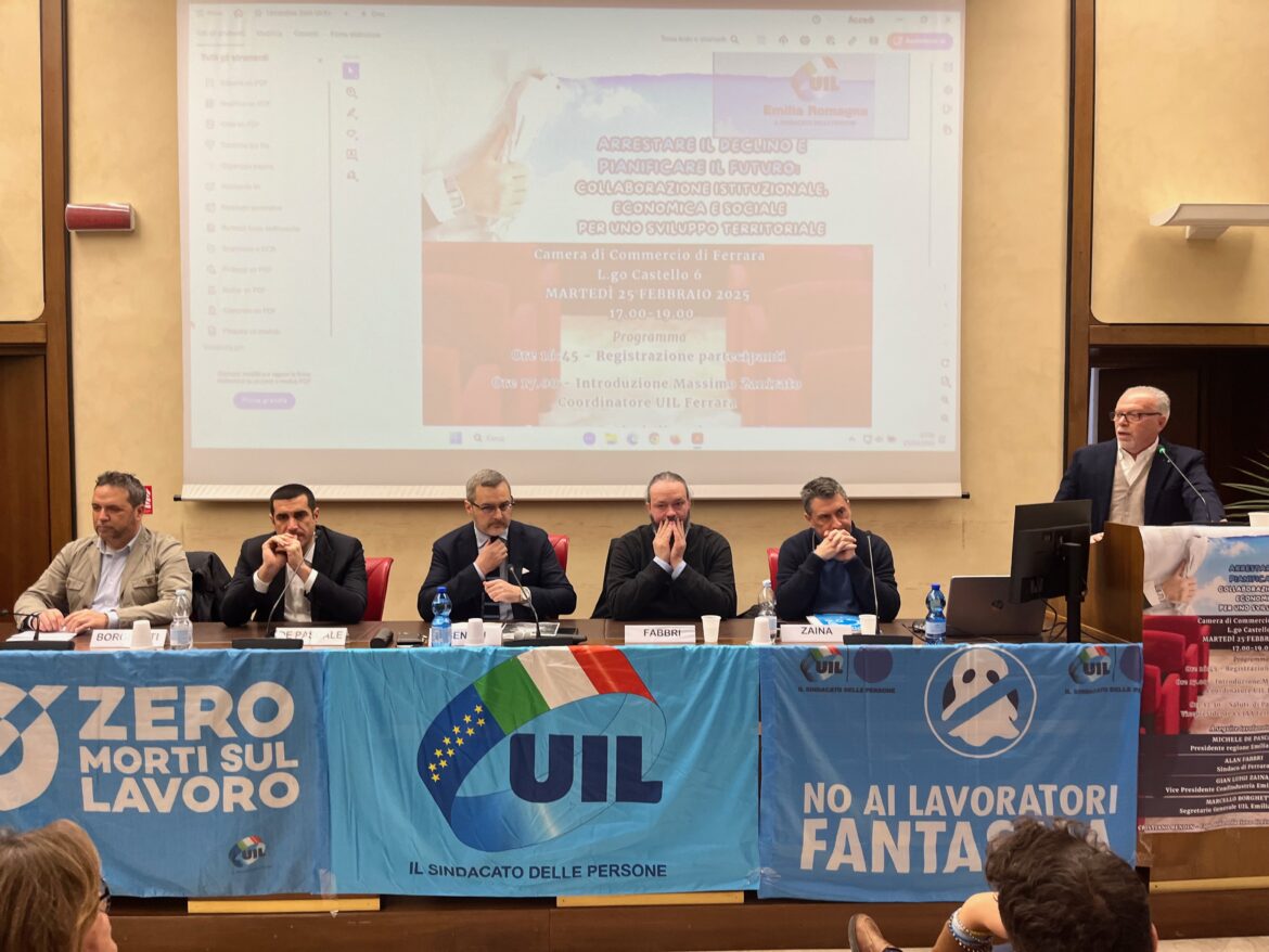 Uil Fe: convegno sul futuro del territorio ferrarese