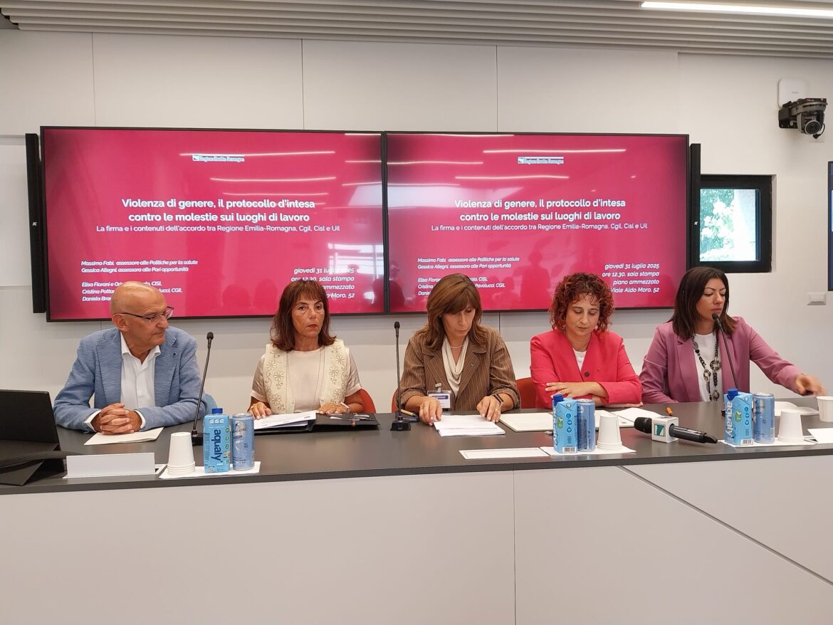 Uil (ER): stop alla violenza di genere, siglato protocollo con la Regione ER contro le molestie nei luoghi di lavoro