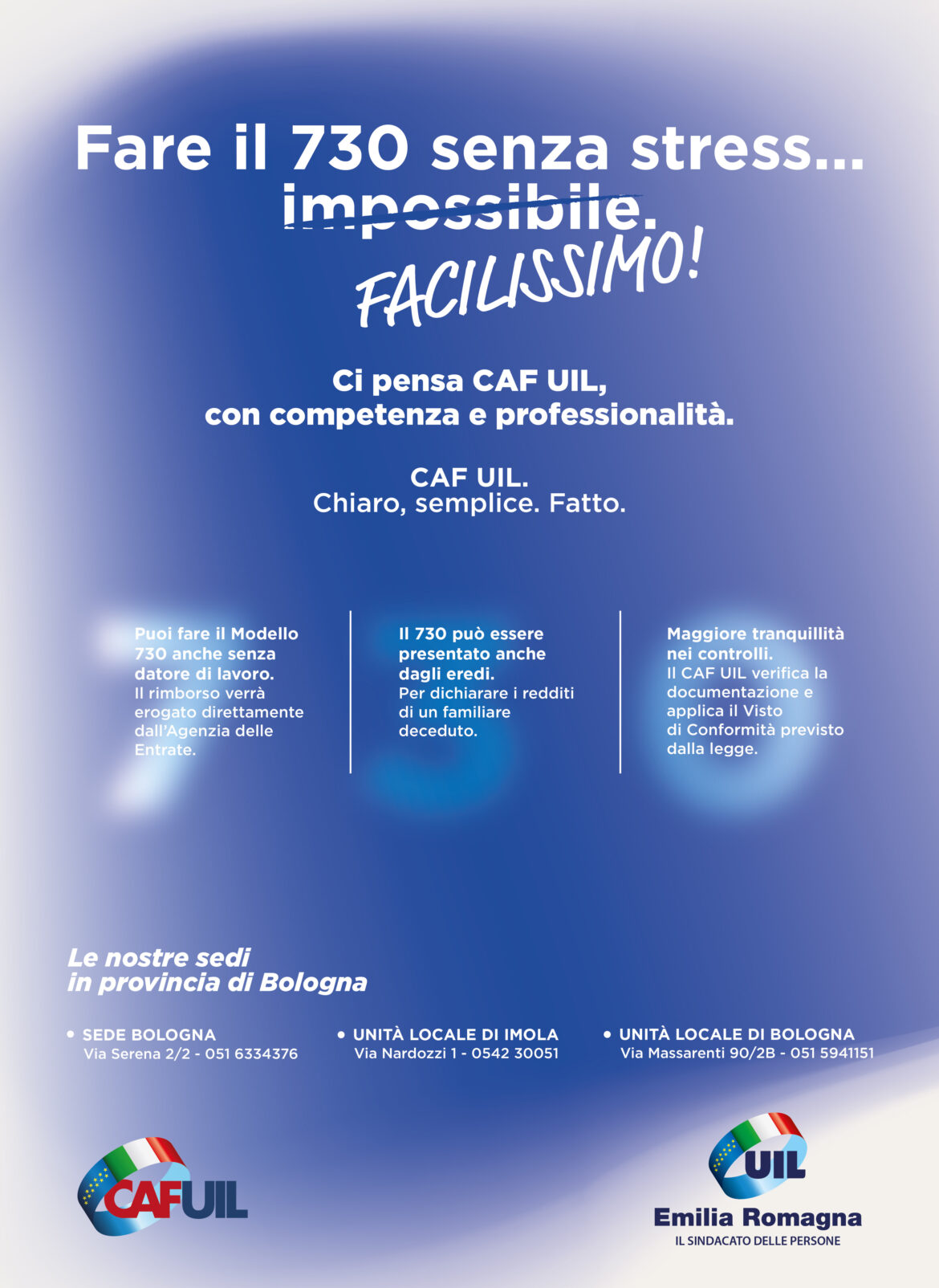 Caf Uil – 730: qui le info sulle sedi di Bologna e Imola